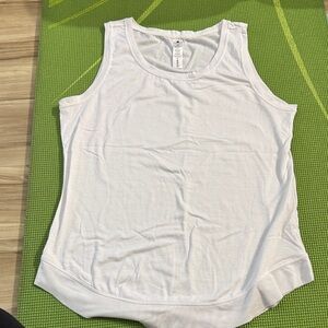 Yogalicious Classic White Tank Top